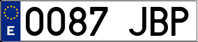 Truck License Plate